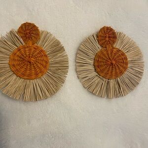 NEW Iraca Palm Victoria Dunn earrings